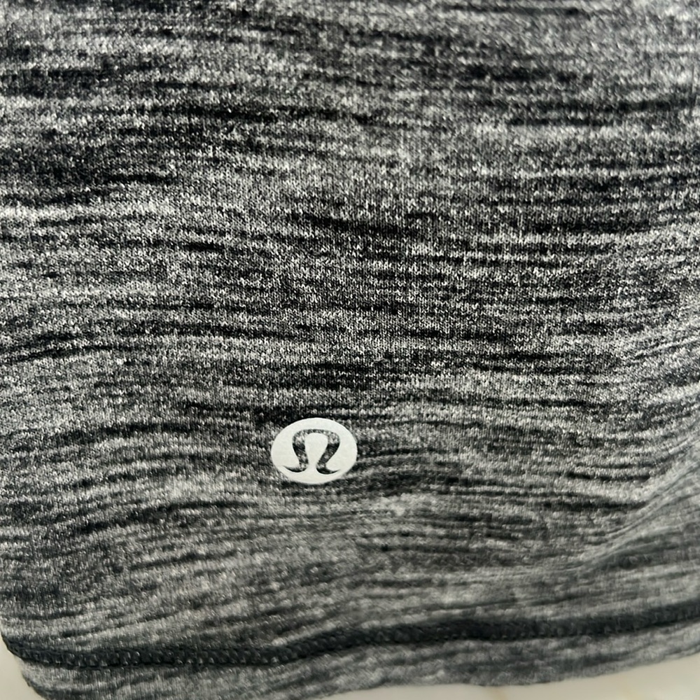 ❌CLEARANCE Lululemon Work The Circuit With Sports Bra Heathered Black Tank Top - Picture 12 of 15